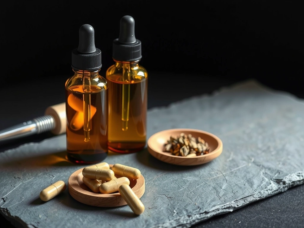 Kompleksowe naturalne suplementy diety dla mężczyzn w estetycznym zestawieniu