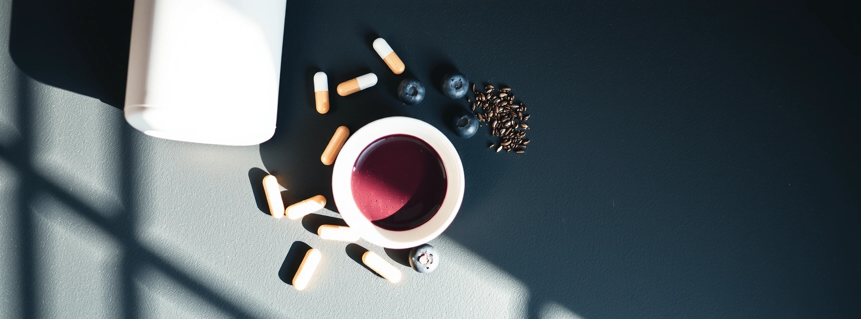 Kompozycja preparatów z naturalnym jedzeniem